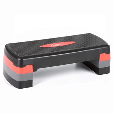 KM-Fit Aerobic Step Bench Steploper Fitness Stepper-plank Stepbank 3 hoogtes