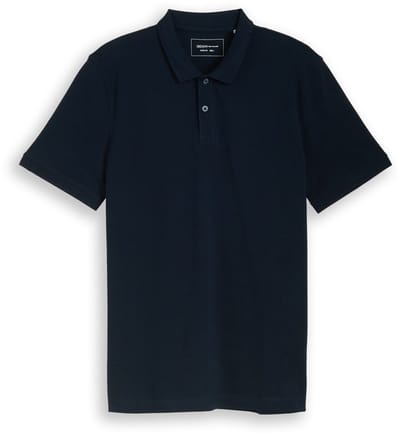 Tom Tailor Denim - Piqué-poloshirt van katoen - Maat XL - sky captain blue
