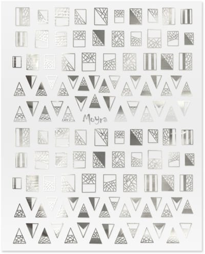 Moyra Matrica sticker No.03 ZILVER