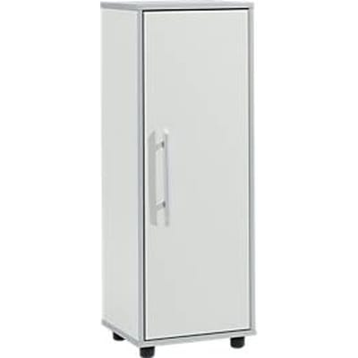 Schäfer Shop Select Moxxo IQ archiefkast, hout, 2 legborden, 3 OH, B 401 x D 362 x H 1115 mm, lichtgrijs
