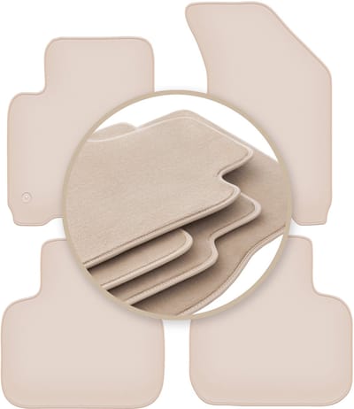 PREMIUM beige vloermatten voor: Dodge Journey JC49 crossover 2007-2016
