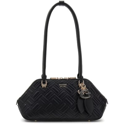 GUESS schoudertas Sally Shoulder Satchel Black zwart