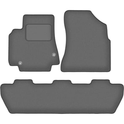 Grafiet automatten voor: Peugeot Partner II combivan, Tepee, 5-zits (2008-2018)