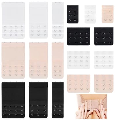 Verlengstuk voor beha, verlengstuk, beha-verlenger, elastische verlenghaakband, nylon beha-bandverlengers voor vrouwen, meerdere maten beschikbaar,Stijl 23