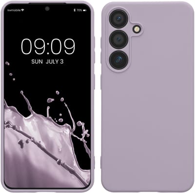 kwmobile telefoonhoesje geschikt voor Samsung Galaxy S25 - Hoesje voor smartphone - Precisie camera uitsnede - In lavendel
