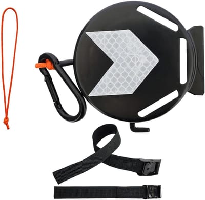 Fiets Sleepriem - Fiets Hulpstuk - Kinderen Fietsen - Automatisch Intrekbaar Touw - 9.5 cm - Zwart
