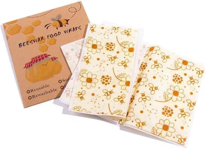 *** Heble® - Verpak je eten duurzaam met Heble® Bijenwas Wraps - De perfecte Bijenwas doek voor Zero Waste genieten! ***