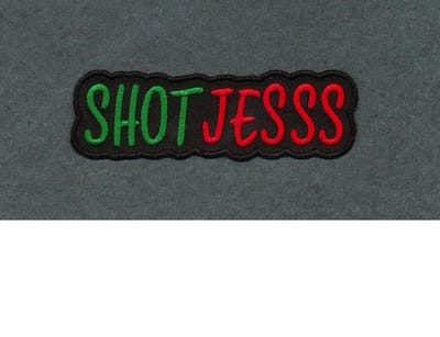 embleem rood groen shotjess