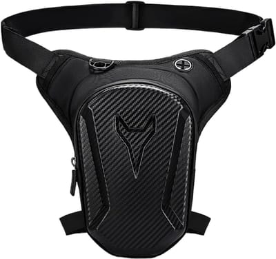 Motorfiets Dijtas - Been Riem Tas - Outdoor Rijden - Waterdicht Materiaal - 27 x 27 x 8 cm - Zwart