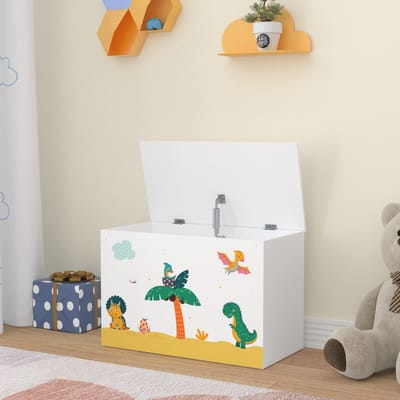 Doos voor speelgoed Oleiros 40x60x30 cm dinosaurus motief