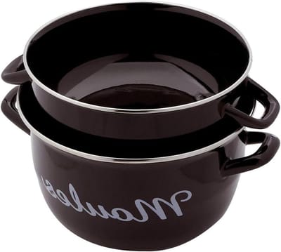 Kookpan - Soeppan - Koken - Zware kwaliteit - 24 cm - Zwart