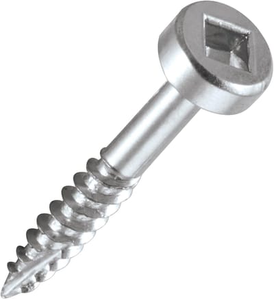 Pocketgatschroeven voor hardhout - 25 mm, 500 stuks, zelfsnijdende vierkante schroeven