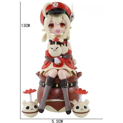 13cm Spel Genshin Impact Klee Anime Figuur Schaalmodel Bureau Ornament Verzameling Poppetje Speelgoed Verjaardagscadeaus No box