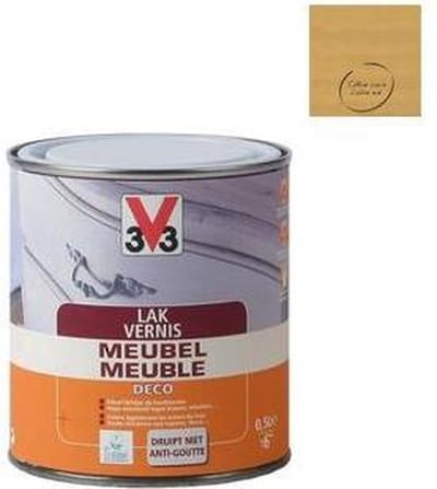 V33 Meubellak Lichte Eik Mat 500ml