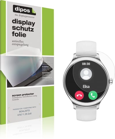 dipos – 6x Matte Beschermfolie geschikt voor BOALZETD KT67 1.39 Zoll | Krasbestendige & antireflecterende Screenprotector Ultra-Thin