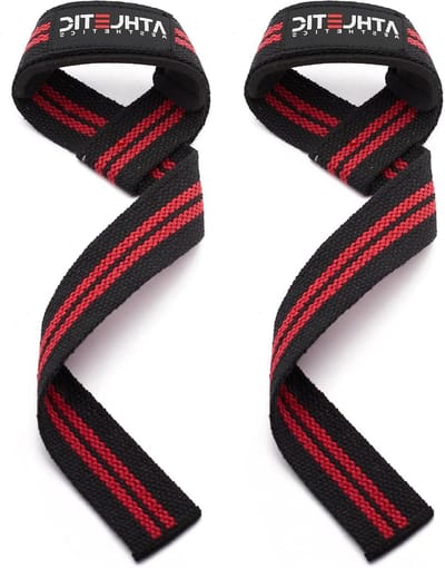 Gevoerde Lifting Straps 60 cm voor Krachttraining en Bodybuilding - Professionele Fitness Weightlifting Deadlifting Straps - Trekhulp in Paar fitness straps