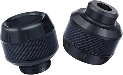 Motorfiets Handkappen - Valbescherming Motor - Bescherming Stuur - Aluminium Legering - 2 stuks - Zwart