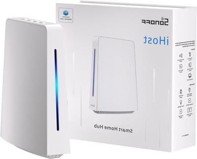 Smart Home Hub - Gateway Controlecentrum - Lokale Automatisering - 128 Apparaten Ondersteuning - 4 Poorten - Zwart