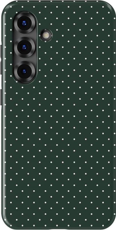 Micro Dots Tough Hoesje Samsung Galaxy S25 FE | Geschikt Voor Mag | Stippen Motief Backcover Samsung Galaxy S25 FE Pine Pins