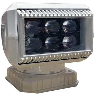 Hollex 60W LED Zoeklicht witte Behuizing met Afstandsbediening - schroefmontage