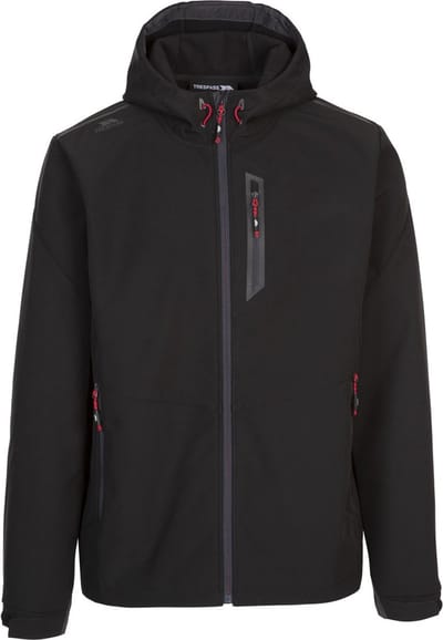 Trespass-jas Marlon - Softshell-jas voor heren Tp75 Zwart