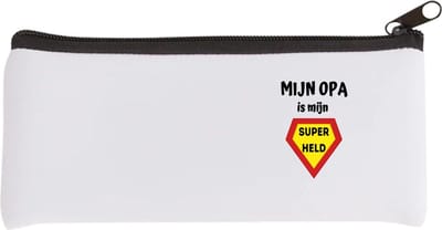 Akyol - mijn opa is mijn superheld Etui - Opa - super opa - verjaardag - cadeautje voor opa - opa artikelen - kado - geschenk - 20 bij 9 cm