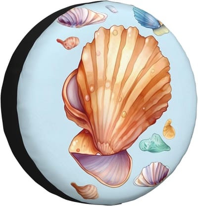 Reservewielhoes - Bandenhoes Wiel Cover - Bescherming Banden - Waterdicht Polyester Materiaal - 17 Inch - Zwart