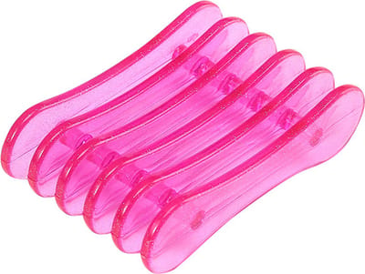 DW4Trading Penseel houder - Geschikt voor 5 penselen - Acryl nagel penselen - Roze
