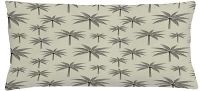 Palm Kussenhoes – Vintage Tropisch – 90x40 cm – Dubbelzijdig