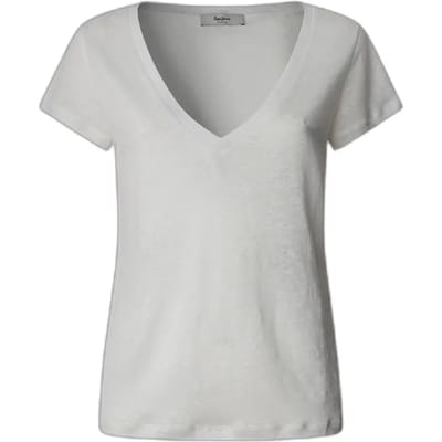 Dames-T-shirt met V-hals Pepe Jeans Megan