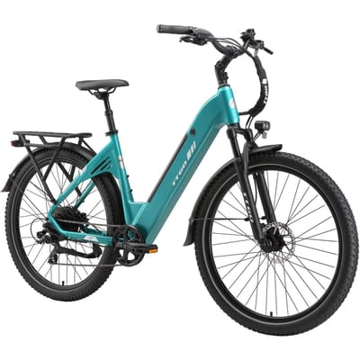 TTGO C5 Stadse Forens E-Bike, 648Wh Afneembare Batterij, 27,5  CST Banden groen