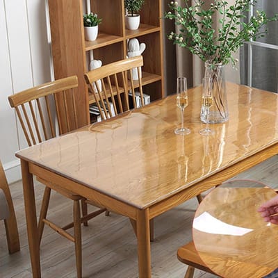 Transparante Tafelbeschermer Rechthoekig - Waterdicht en Krasbestendig Tafelkleed voor Houten Tafel, Bureau of Werkblad - 1.5mm Dik