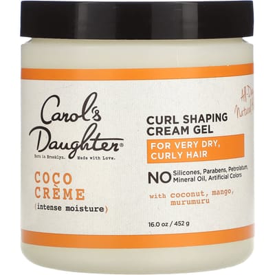 Carol's Daughter, Coco Cream, Intense Moisture, Gel crème modelant les boucles, 452 g (16 onces) white