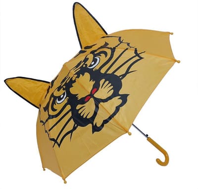 Tijger vormige paraplu 90cm