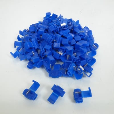 100 borne cosse connecteur rapide à clip pour faisceau électrique fil 1 à 2.5mm