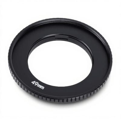 Dailygoods - 49 Mm Action4-filteradapterring - Aluminiumlegering - Ondersteunt Meerdere Filters - Ideaal voor Creatieve Fotografie - Voor Action4-camera