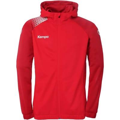 Kempa Ambition 28 Jas Met Kap Heren - Rood / Chilirood | Maat: L