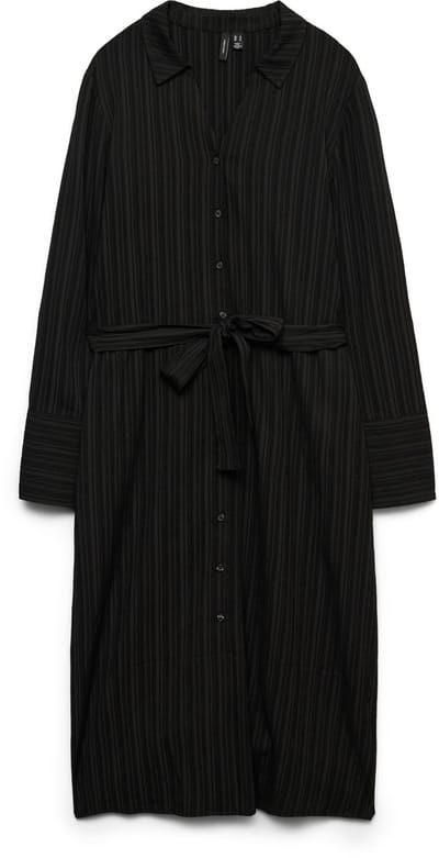 VERO MODA - VMSUSSI LS CALF SHIRT DRESS WVN EXP - Dames - Mini jurken