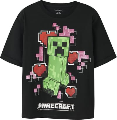 NAME IT - NKFJYRA MINECRAFT SS NREG TOP BOX BFU - Meisjes - T-shirts