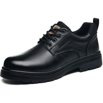 Echt leer Veiligheidsschoenen Heren Laarzen waterdicht Werklaarzen Stalen neus schoenen Prikbestendig Onverwoestbare schoenen Antislip 44