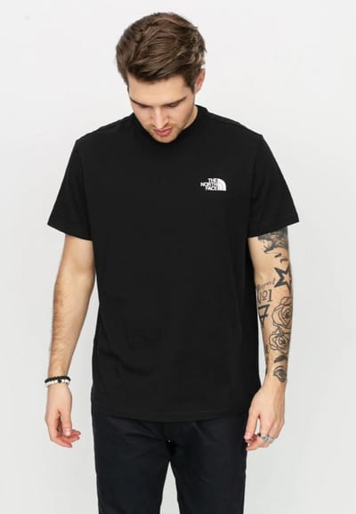 The North Face Heren SS Simple Dome T Shirt Zwart