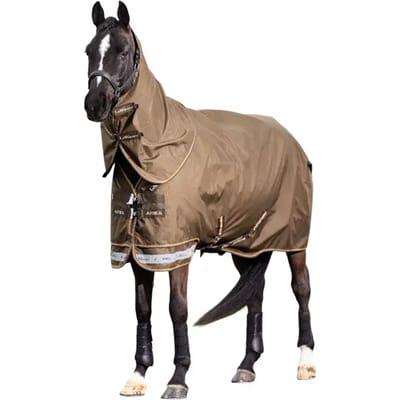 Waterdichte paardendeken met halsbedekking LeMieux Arika Ripstop 100g