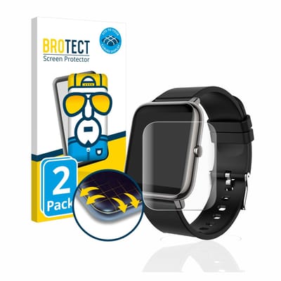 BROTECT - Screenprotector voor Popglory P22 - Folie Beschermfolie transparant volledig dekking - 2 Stuks