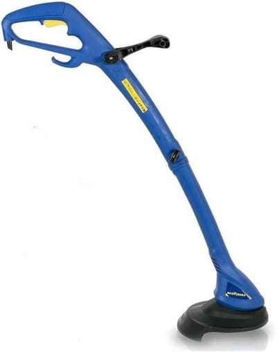 Elektrische Grastrimmer - Draadtrimmer Bosmaaier - Gazon Onderhoud - 180 Graden Verstelbare Kop - 25 cm Snijbreedte - Blauw