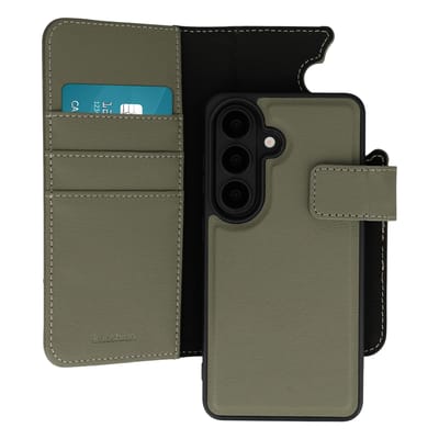 imoshion Hoesje - Geschikt voor Samsung Galaxy S26 - Uitneembare 2-in-1 Luxe Bookcase - Groen