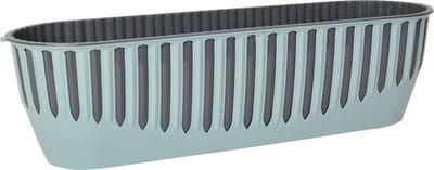 1+1 Piano bloembakken groen Serinova balkonbakken 8L vensterbank plantenbak 51cm winterhard