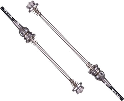 Fiets Snelspanner - Wiel As - Fietsen Onderhoud - Ultralicht Metaal - 100/135 mm - Zilver