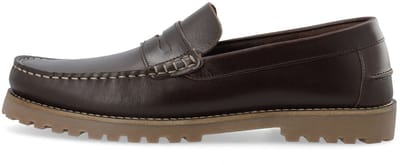 Bianco Leren loafers BIAGREG