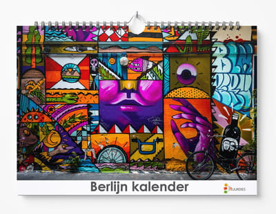 Berlijn kalender XL 42 x 29.7 cm | Verjaardagskalender Berlijn | Verjaardagskalender Volwassenen