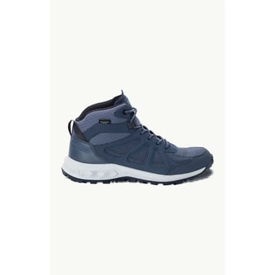 Jack Wolfskin Woodland 2 Texapore Mid Wandelschoenen Blauw EU 42 Vrouw